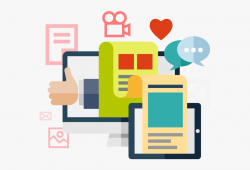 Online Marketing Clipart Customer Communication - Manage ...