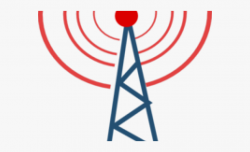 Tower Clipart Wireless Communication - Broadcast Radio ...