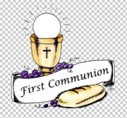 First Communion Eucharist Catholic Church Sacrament Mass PNG ...