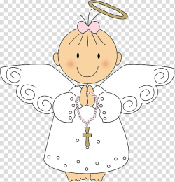 Girl angel illustration, Baptism Eucharist First Communion ...