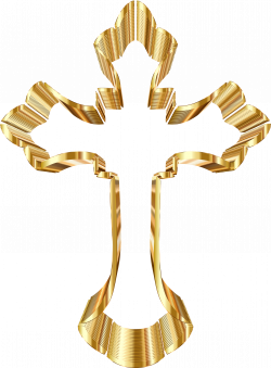 28+ Collection of Catholic Cross Clipart Gold | High quality, free ...