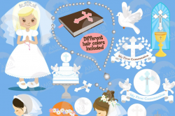 First Communion Clipart AMB-1255