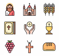 3 communion icon packs - Vector icon packs - SVG, PSD, PNG, EPS ...