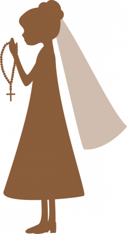 Silhouettes First Communion Clipart. | Oh My First Communion!