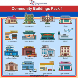 Clip Art - Community Buildings 1