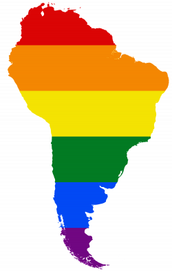 Image - LGBT flag map of South America.png | Blanding Cassatt ...