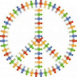Clipart - Community Peace Sign