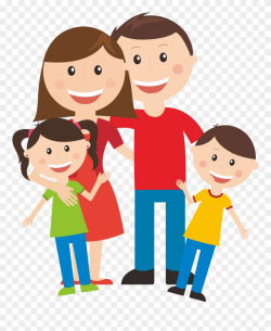 Community Clipart Existence - Family Of Four Cartoon Png ...