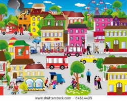 Urban community clipart » Clipart Station
