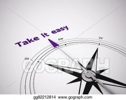 Stock Illustration - Conceptual 3d compass. Clipart ...
