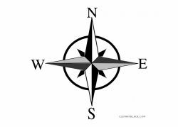 Graphic Free Compass Clipart - North South West East Symbol ...