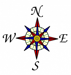 Clipart - Compass rose
