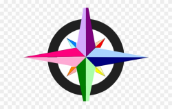 Compass Clipart Colorful - Compass Png Clipart Transparent ...