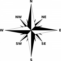 Clipart - Compass rose 2