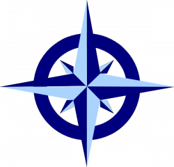 Blue Compass Rose Clip Art at Clker.com - vector clip art online ...