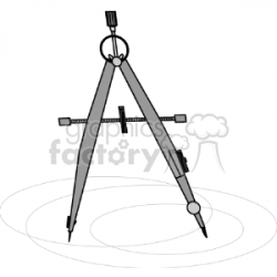drafting compass clipart. Royalty-free clipart # 139678