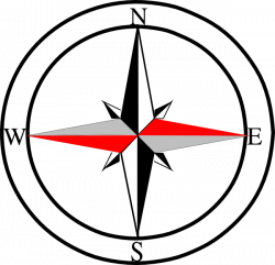 Compass Red Grey Clip Art at Clker.com - vector clip art online ...