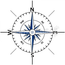 Nautical Compass Outline - Signs and Symbols - Great Clipart ...