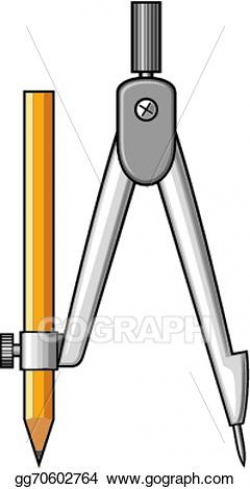 Vector Illustration - School compasses. Stock Clip Art ...