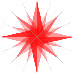 Red Crystal Compass Rose Clip Art at Clker.com - vector clip art ...