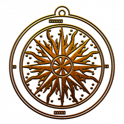 Bronzed Compass Rose with Shadow by prettywitchery on DeviantArt