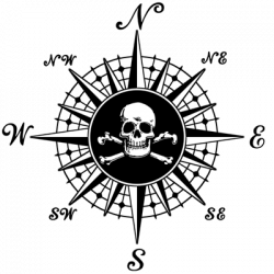 Pirate Compass Rose | Pirate Props | Pirate compass tattoo ...
