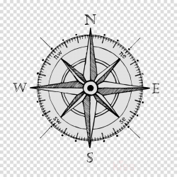 Compass Rose Drawing clipart - Drawing, Compass ...