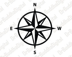 Holiday Sale! Compass Rose SVG Collection - Compass DXF ...
