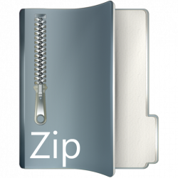 Zip 3D Icon