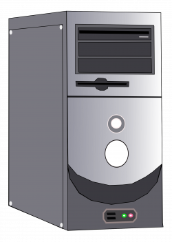 Clipart - Computer system case