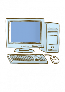 Desktop Computer Drawing at GetDrawings.com | Free for personal use ...