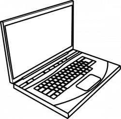 Thick Laptop Clip Art at Clker.com - vector clip art online, royalty ...