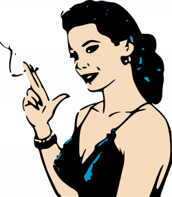 Smoking retro woman Icons PNG - Free PNG and Icons Downloads