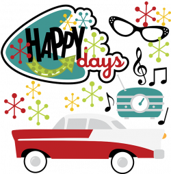 Great site for SVG files - Happy Days SVG 50's svg 50's clipart 50's ...