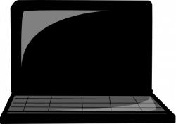 Laptop Silhouette Clip Art at Clker.com - vector clip art online ...