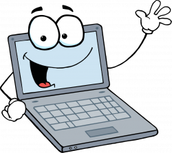 Laptop Animation Cartoon Clip Art Cartoon Computer ...
