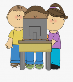 Computers Clipart Computer Education - Kids And Internet ...