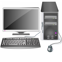 Clipart - Computer Station