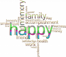 Happy Family Word Cloud Enhanced No Background Icons PNG - Free PNG ...