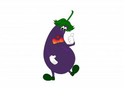 Cartoon Vegetable Clip art - Eggplant cartoon download 3508*2480 ...
