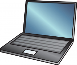 Cartoon Laptop Computer Clip Art I love the look of this ...