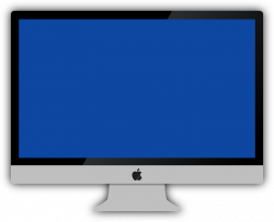 Mac computer screen clipart