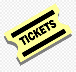 Concert Ticket Clipart - Transparent Background Ticket ...