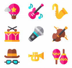 Concert festival Icons - 222 free vector icons