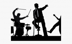 Concert Clipart Jazz Player - Stage Back Ground Png ...