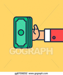 Vector Illustration - Payment and document symbol. Stock ...