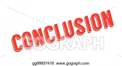 EPS Vector - Conclusion rubber stamp. Stock Clipart ...