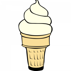 28+ Collection of Vanilla Ice Cream Cone Clipart | High quality ...