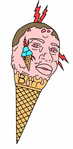 Ice Cream Cones Drawing Rapper - Gucci logo 1200*2449 transprent Png ...