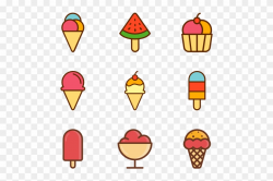 Ice Clipart Ice Drop - Ice Cream Icons Png Transparent Png ...